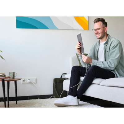 Trust Зарядне пристрій мережевий Maxo 45Вт, USB-C PD, білий