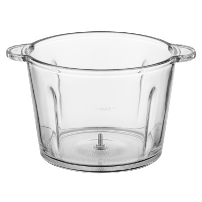 ARDESTO Подрібнювач Ardesto, 800Вт, чаша 3000мл, скло, корпус-нерж. сталь, чорний