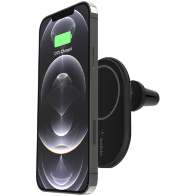 Belkin Автомобильный держатель Car Mount MagSafe Charging Qi без ЗУ Black