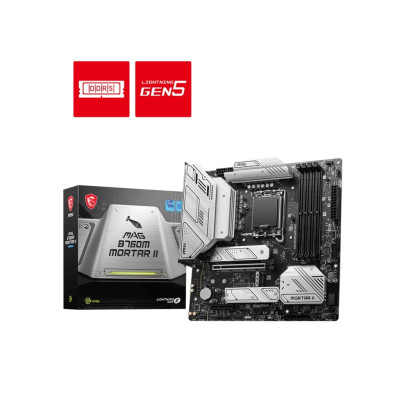 MSI Материнcька плата MAG B760M MORTAR II s1700 B760 4xDDR5 HDMI DP mATX