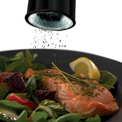 Russell Hobbs Млини для солі та перцю, ААх4, керамічні жернова, чорний