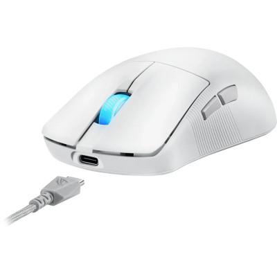 ASUS Миша ROG Harpe Ace Mini, USB-A/WL/BT, білий