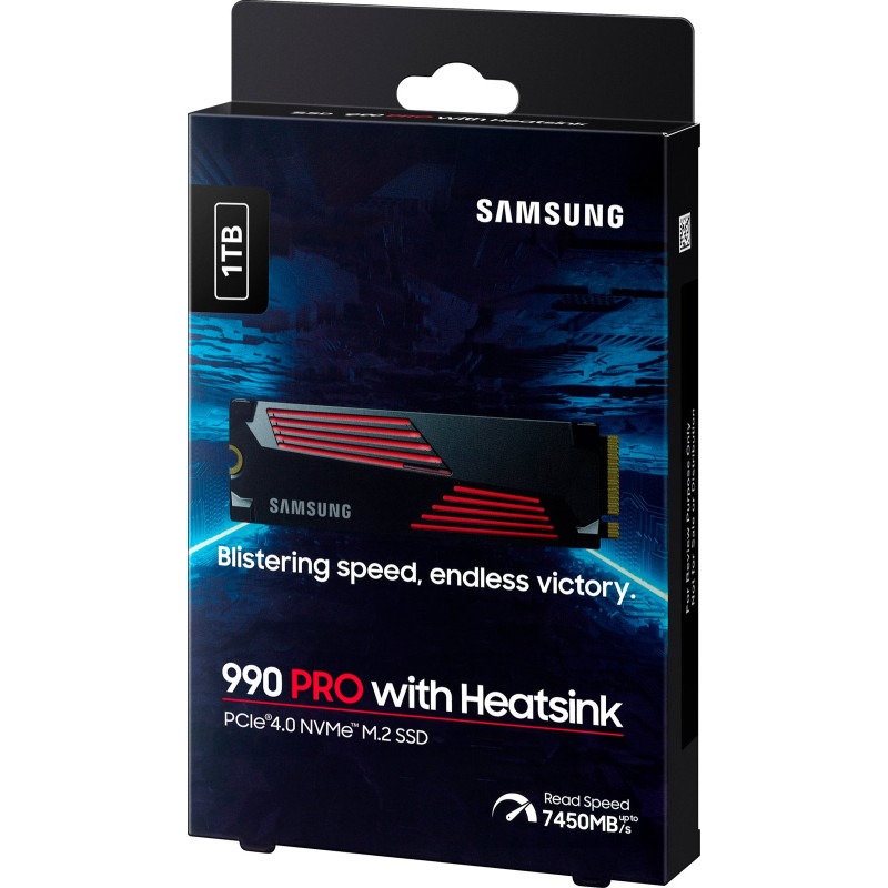 Samsung Накопичувач SSD M.2 1TB PCIe 4.0 990PRO + радіатор