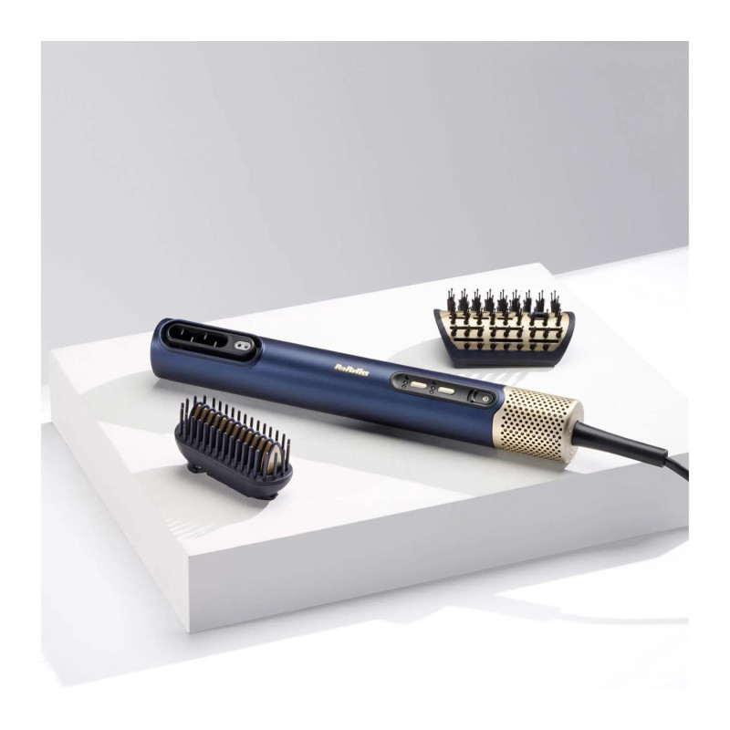 BaByliss Стайлер Air Wand, 1600Вт, темп.режимов-3, подвійна іонізація, 2 насадки, синій