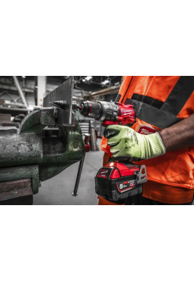Milwaukee Шурупокрут-дриль акумуляторний FPD3-502X 18В 2х5А·рік 158Нм 0·2100об·хв ЗП M12-18C кейс 2.2кг