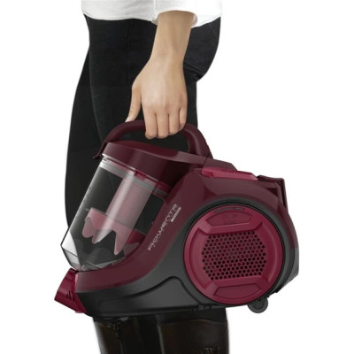 Rowenta Пилосос контейнерний Compact Power Cyclonic, 750Вт, конт пилок -1.2л, НЕРА, червоний