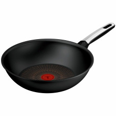 Tefal Сковорода ВОК Tefal Excellence Fusion,28см, алюміній, нержавіюча сталь, бакеліт, чорний