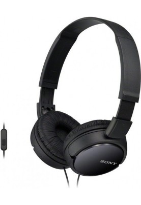 Sony Навушники On-ear MDR-ZX110AP 3.5 mini-jack, Mic, Чорний