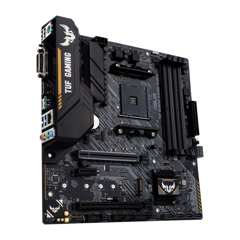 ASUS Материнcька плата TUF GAMING B450M-PLUS II sAM4 B450 4xDDR4 HDMI-DVI mATX