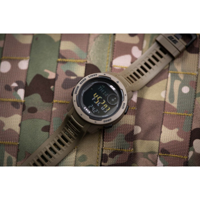 2E Tactical Тактичний годинник Delta X Brown з компасом та крокоміром