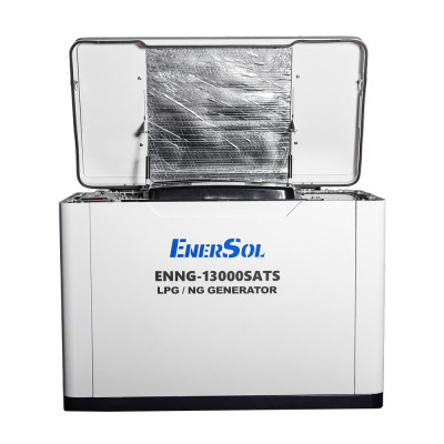 EnerSol Генератор газовий ENNG-13000SATS, 230В, 12.0-13.0кВт, електростартер, 234.0кг