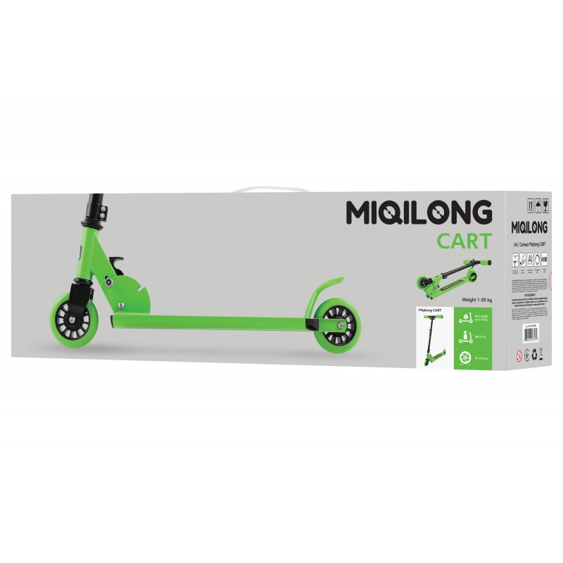 Miqilong Самокат Cart Зелений
