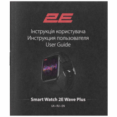 2E Смарт-годинник Wave Plus 47мм, 1.8", 240x286, BT 5.3, Чорний