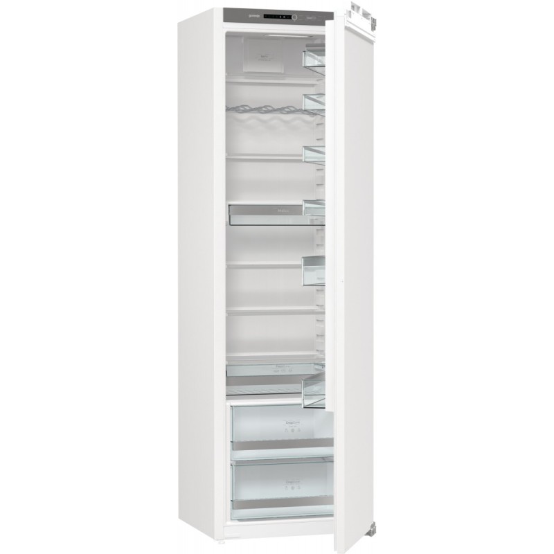 Gorenje Холодильна камера вбудована, 177x55,5х54,5, 301л, А++, інв., дисплей, білий