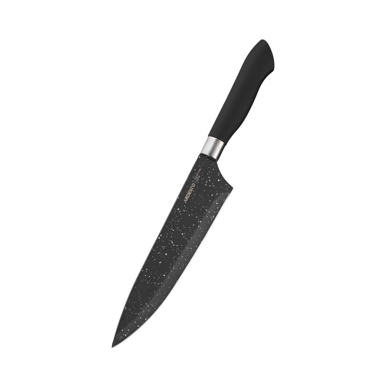 ARDESTO Набір ножів з блоком Gemini, 6 предметів, нержавіюча сталь, пластик, чорний
