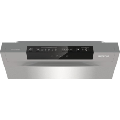 Gorenje Посудомийна машина, 11компл., A+++, 45см, дисплей, 3 кошика, AquaStop, Інвертор, сірий