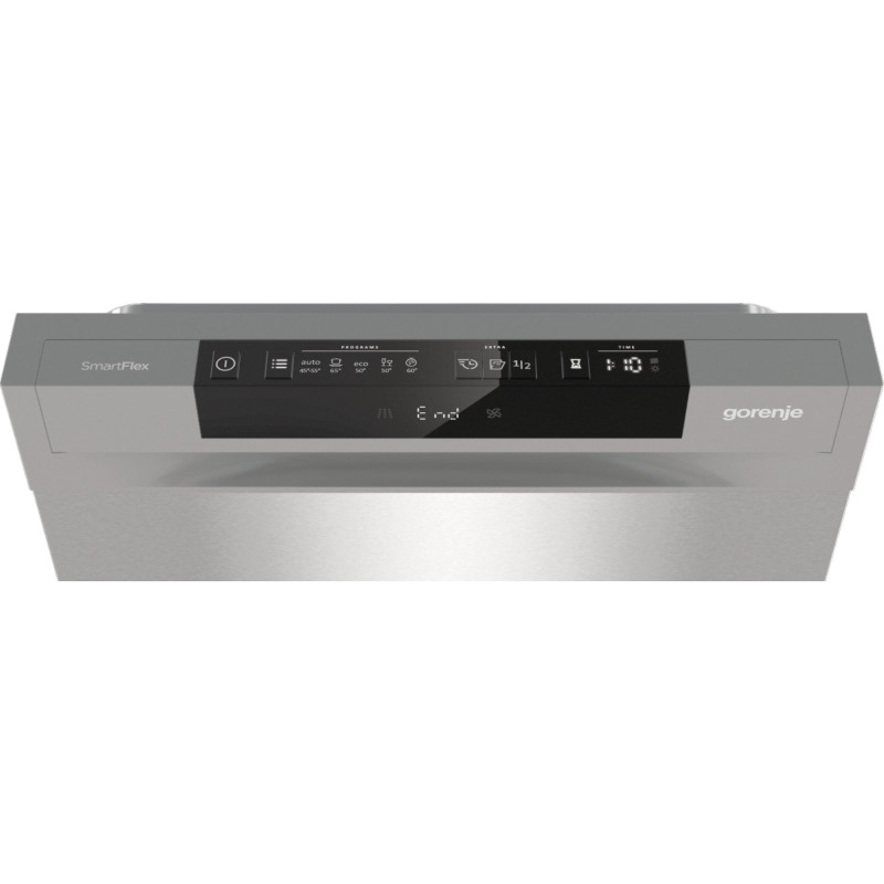 Gorenje Посудомийна машина, 11компл., A+++, 45см, дисплей, 3 кошика, AquaStop, Інвертор, сірий
