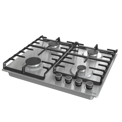 Gorenje Варильна поверхня газова, 60см, чавун, нерж Gorenje Варильна поверхня газова, 60см, чавун, нерж