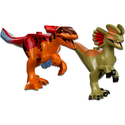 LEGO Конструктор Jurassic World Перевезення пірораптора та дилофозавра