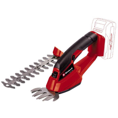 Einhell Ножиці для трави акум GE-CG 18 Li - Solo, 18В, PXC, леза 100/200 мм, 0.66 кг (без АКБ і ЗП)