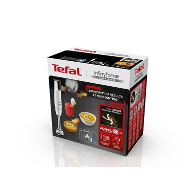 Tefal Блендер заглибний INFINY FORCE, 1000Вт, 4в1, білий