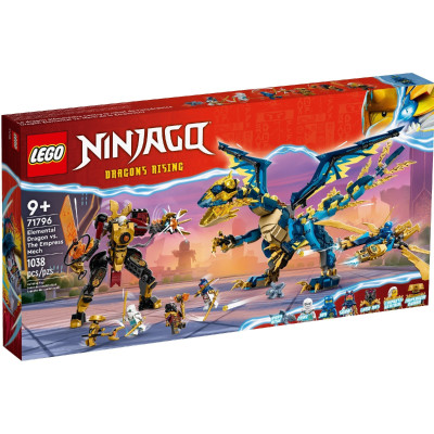 LEGO Конструктор Ninjago Дракон стихій проти робота Володарки