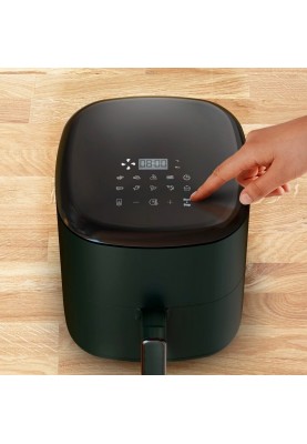 Tefal Мультипіч Easy Fry Max, 1500Вт, чаша-5л, сенсорне керув., 10 програм, пластик, темно-зелений