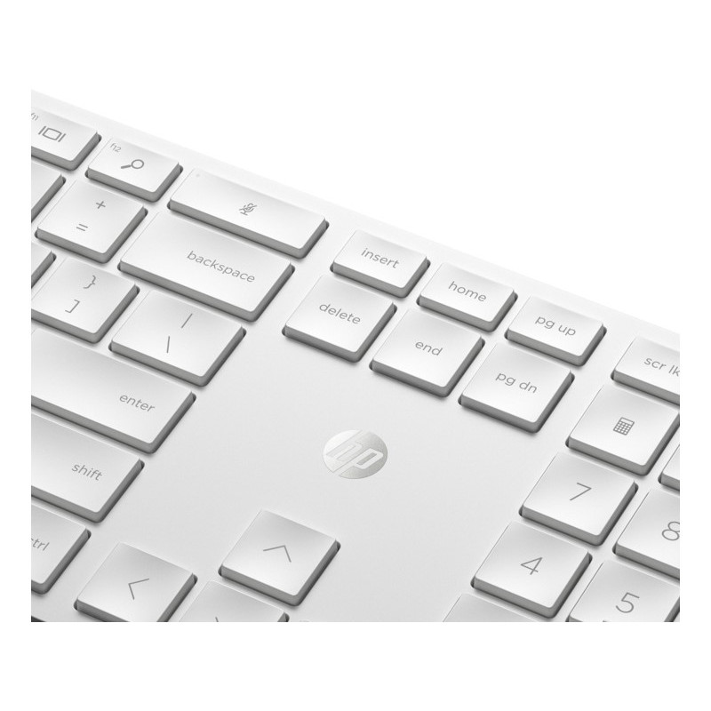 HP Комплект клавіатура та миша 650, WL, EN/UK, білий