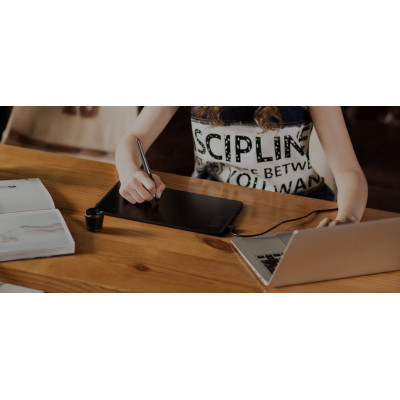 Huion Графічний планшет 8.7"x5.4" H950P, microUSB, чорний Huion Графічний планшет 8.7"x5.4" H950P, microUSB, чорний
