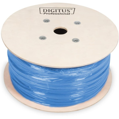Digitus CAT 6A U-UTP, 305m, AWG 23/1, LSZH, голубой Digitus CAT 6A U-UTP, 305m, AWG 23/1, LSZH, голубой