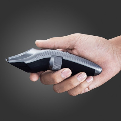 Panasonic Тример для бороди, вусів і голови, мережа+акум., насадок-2, кейс, сталь, сріблястий