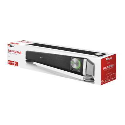 Trust Акустична система (Звукова панель) Asto for PC & TV USB Black