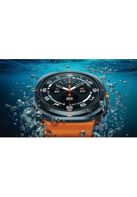 Samsung Смарт-годинник Galaxy Watch Ultra 47мм LTE (L705) 1.47", 480x480, sAMOLED, BT 5.3, NFC, 2/32ГБ, сірий титановий