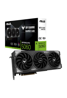 ASUS Відеокарта GeForce RTX 5060 8 GB GDDR6 OC TUF-RTX5060-O8G-GAMING