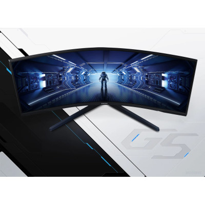 Samsung Монітор Samsung 34" Odyssey G5 C34G55TWW D-Sub, 2xHDMI, DP, VA, 3440x1440, 21:9, 165Hz, 1ms, CURVED Samsung Монітор Samsung 34" Odyssey G5 C34G55TWW D-Sub, 2xHDMI, DP, VA, 3440x1440, 21:9, 165Hz, 1ms, CURVED