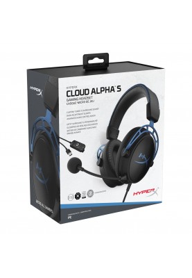 HyperX Гарнітура ігрова Cloud Alpha S Black/Blue