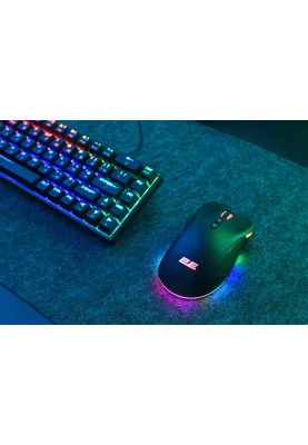 2E Gaming Миша MG350 WL, RGB USB Black