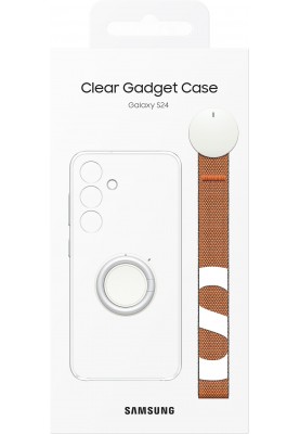 Samsung Чохол для Galaxy S24 (S921), Clear Gadget Case, прозорий