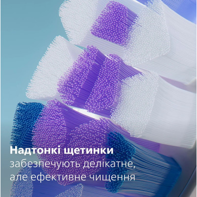 Philips Щітка зубна електр., Sonicare 6100 Series, 62т. колів/хв, насадок-1, футляр, блакитний
