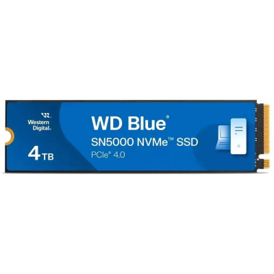 WD Накопичувач SSD WD M.2 4TB PCIe 4.0 Blue SN5000