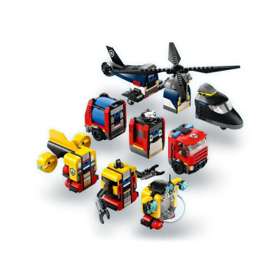 LEGO Конструктор LEGO City Ремікс вертольотів, пожежних машин і підводних човнів LEGO Конструктор LEGO City Ремікс вертольотів, пожежних машин і підводних човнів
