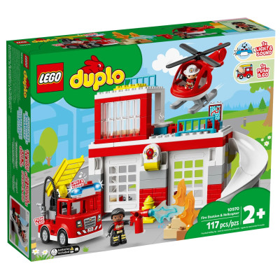 LEGO Конструктор DUPLO Пожежна частина та гвинтокрил