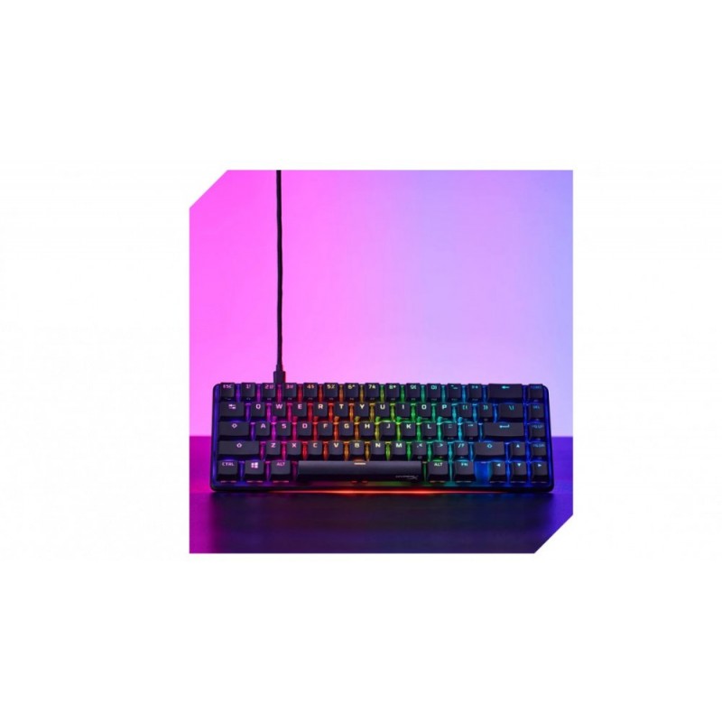 HyperX Клавіатура  Alloy Origins 65 Red USB RGB ENG/RU, Black