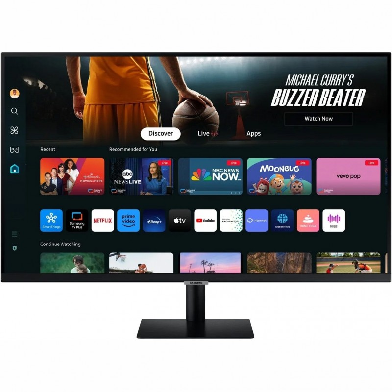 Samsung Монітор 32"S32DM702 HDMI, USB, Bluetooth, VA, 3840x2160, 4ms