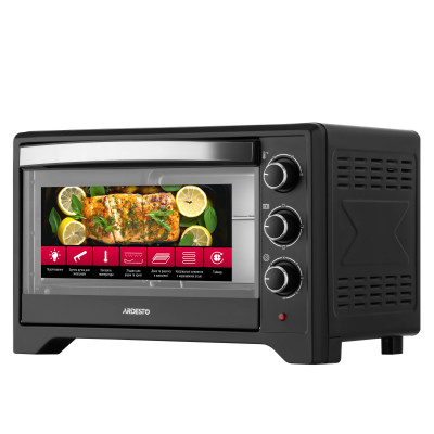 ARDESTO Піч електрична ARDESTO, 33л, 1615Вт, механіч., чорний