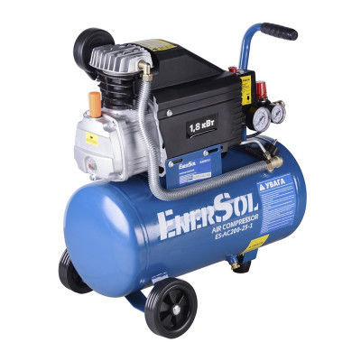 EnerSol Компресор повітряний ES-AC200-50-1 1.8кВт, 50л, 200л/хв, 8бар, 31кг