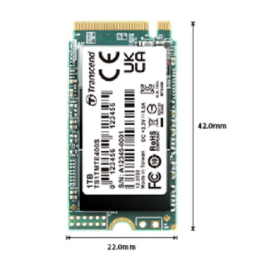 Transcend Накопичувач SSD M.2 512GB PCIe 3.0 MTE400S 2242