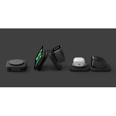 Belkin Зарядний пристрій бездротовий 2в1 15Вт Travel Pad Qi2