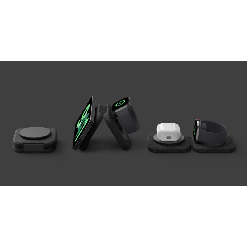 Belkin Зарядний пристрій бездротовий 2в1 15Вт Travel Pad Qi2