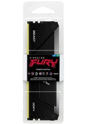 Kingston Пам'ять ПК DDR4 32GB 3200 FURY Beast RGB